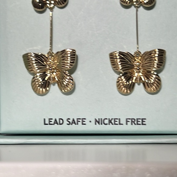 House of Harlow 1960 Butterfly Drop Earrings - Picture 3 of 6